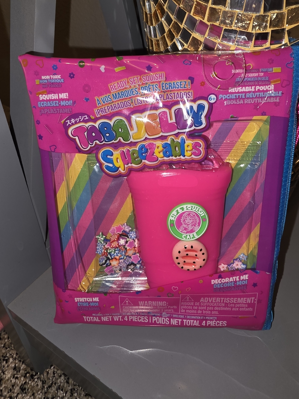 Squeezables Kids Pink Squishy Cup by